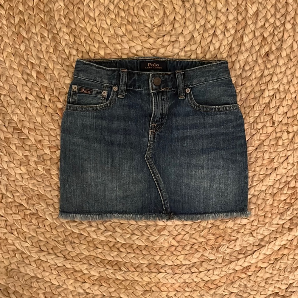 Girls Polo Ralph Lauren Denim Skirt - 6x